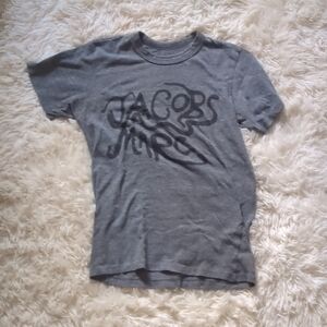 Gray Short Sleeve Tee Classic Crew Neck